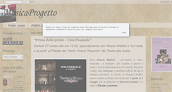 Desktop Screenshot of musicaprogetto.org